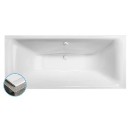 KALDERA SLIM baignoire rectangulaire 180x80x40cm, blanc