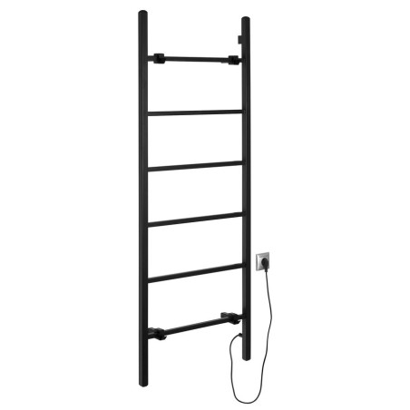 BARBO radiateur de serviette électrique, carré, 600x1600mm, 160 W, noir mat