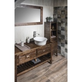 BRAND Vanity Unité 130x73x50cm, épicéa tacheté