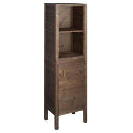 Unité de rangement BRAND 40x140x30cm, épicéa droite/tachée