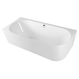 SUSSI L Cast Marble Bain de qualité 150x70x50cm, blanc