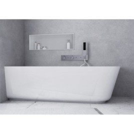 SUSSI L Cast Marble Bain de qualité 150x70x50cm, blanc