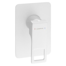 FORATA Robinet de douche de 1-Way, blanc mat