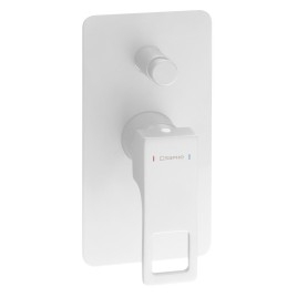 FORATA Single Lever Concealed 2-Way Shower Robinet de mélange, tapis blanc