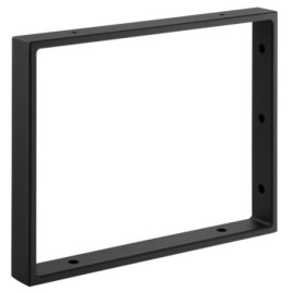Support Bracket 350x280x40mm, acier peint, mat noir