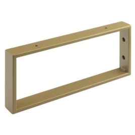 Support Bracket 350x150x40mm, acier peint, mat d'or