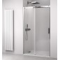THRON SQUARE porte de douche 1200 mm, rouleaux carrés, verre clair