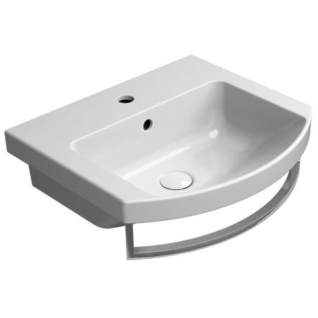 Porte-serviettes de toilette NORM 50cm, pour lavabo 8646111, chrome