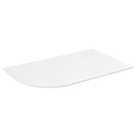 PULSE Rockstone Countertop 755x12x455mm, droit, blanc mat