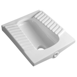 AGADI squat toilette 50x61,5cm, blanc