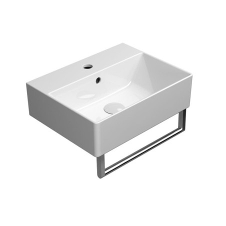 KUBE Porte-serviettes X 45cm, pour lavabo 9485, chrome
