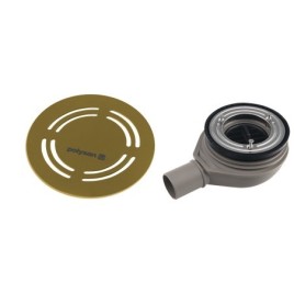FLEXIA Déchet de plateau de douche Ø 90mm, DN40, tapis d'or
