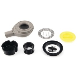 FLEXIA Déchet de plateau de douche Ø 90mm, DN40, tapis d'or