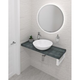 Tableau AVICE 90x36cm, Aquamarine