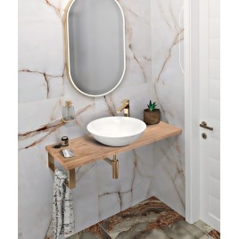 Planche en bois massif 1700x28x360mm, chêne naturel