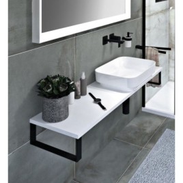 PLATO Planche rocheuse 1500x24x360mm, tapis blanc