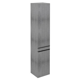 SITIA 2 Unité de rangement de porte 35x172x32cm, chêne gauche/droit/argent