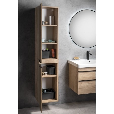 SITIA 2 Unité de rangement de porte 35x172x32cm, gauche/droite/oak Alabama
