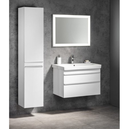 SITIA 2 Unité de rangement de porte 46,7x172x32cm, gauche/droite/blanc mat