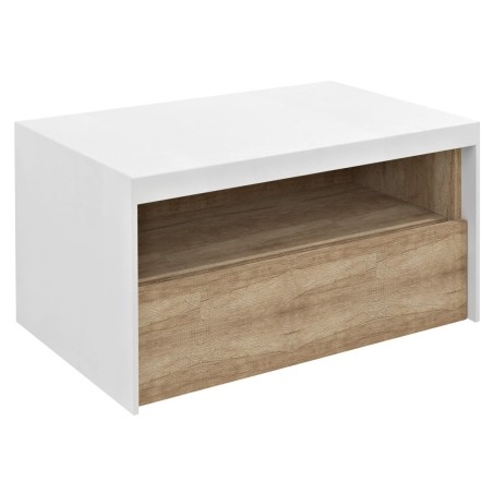 VIERA Vanity Unit 80x44x50cm, blanc mat/Oak Alabama