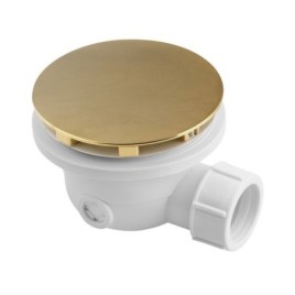 Douche Tray Siphon dia 90mm, tapis d'or