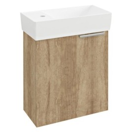 LATUS IV Vanity Unit 44x50x22cm, chêne Alabama