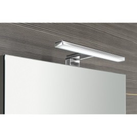 MIRRÓ miroir armoire incl. Lumière LED, 60x70x16cm, gauche/droite, chêne Alabama