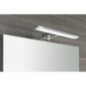 MIRRÓ miroir armoire incl. Lumière LED, 60x70x16cm, gauche/droite, chêne Alabama