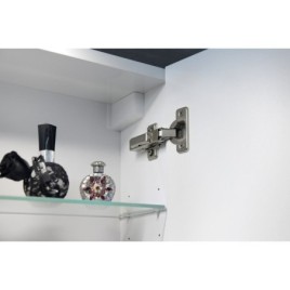 RIWA miroir armoire incl. Lumière LED, 50x70x17cm, chêne Alabama