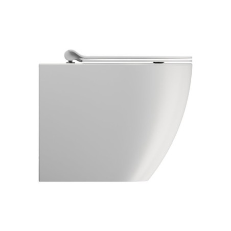 PURA WC pan, Swirlflush, 36x55cm, S-trap/P-trap, blanc dual-matt