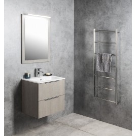 CIRASA Vanity Unit 58x54x39cm, chêne argenté