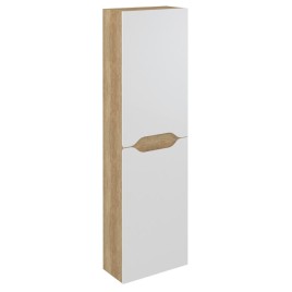 WAVE unité de rangement 40x140x20cm, blanc/oak Alabama