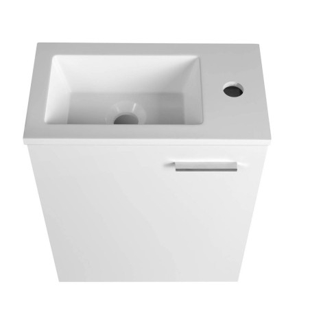 Armoire ZOJA avec lavabo 40x22 cm, blanc