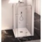FORTIS EDGE porte de douche sans profil 1100mm, verre clair, droite