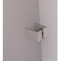 FORTIS EDGE porte de douche sans profil 1200mm, verre clair, droite