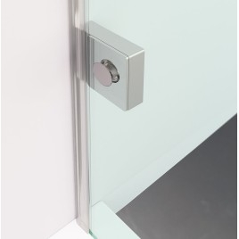 FORTIS EDGE porte de douche sans profil 1200mm, verre clair, droite