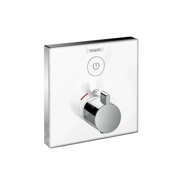 Hansgrohe Shower Select Glass - Mitigeur de douche thermostatique encastré, chrome 15737400