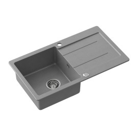 Évier de cuisine Granite 77x44cm, gris