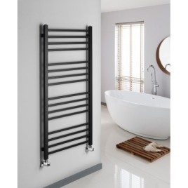 Rayon de salle de bain METRO 500x1200 mm, mat noir