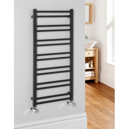 METRO DOS radiateur de salle de bain 500x1100 mm, noir mat