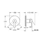 Grohe Lineare - Mitigeur de douche encastré, supersteel 24063DC1