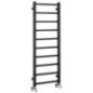 METRO LIGHT radiateur de salle de bain 400x1140 mm, noir mat