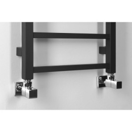 METRO LIGHT radiateur de salle de bain 400x1140 mm, noir mat