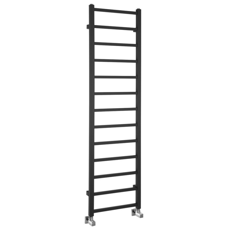 METRO LIGHT radiateur de salle de bain 400x1500 mm, noir mat