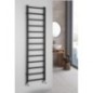 METRO LIGHT radiateur de salle de bain 400x1500 mm, noir mat