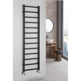 METRO LIGHT radiateur de salle de bain 400x1500 mm, noir mat