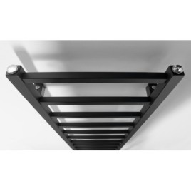 METRO LIGHT radiateur de salle de bain 400x1500 mm, noir mat