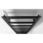 METRO LIGHT radiateur de salle de bain 400x1500 mm, noir mat