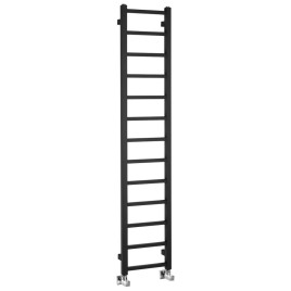 METRO LIGHT radiateur de salle de bain 300x1500 mm, noir mat