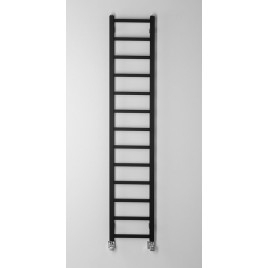 METRO LIGHT radiateur de salle de bain 300x1500 mm, noir mat
